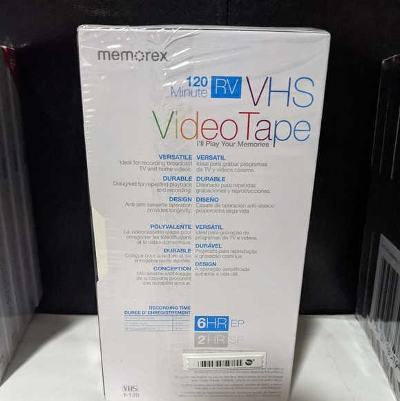 Three 5 Packs of Memorex 120 minute RV VHS (15 total) - Picture 4 of 4